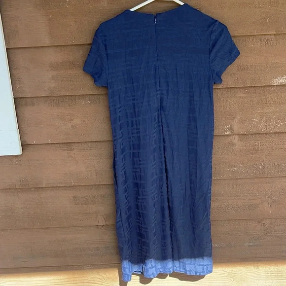 J. McLaughlin navy blue sweatwicking dress with pockets size XS - Picture 5 of 5